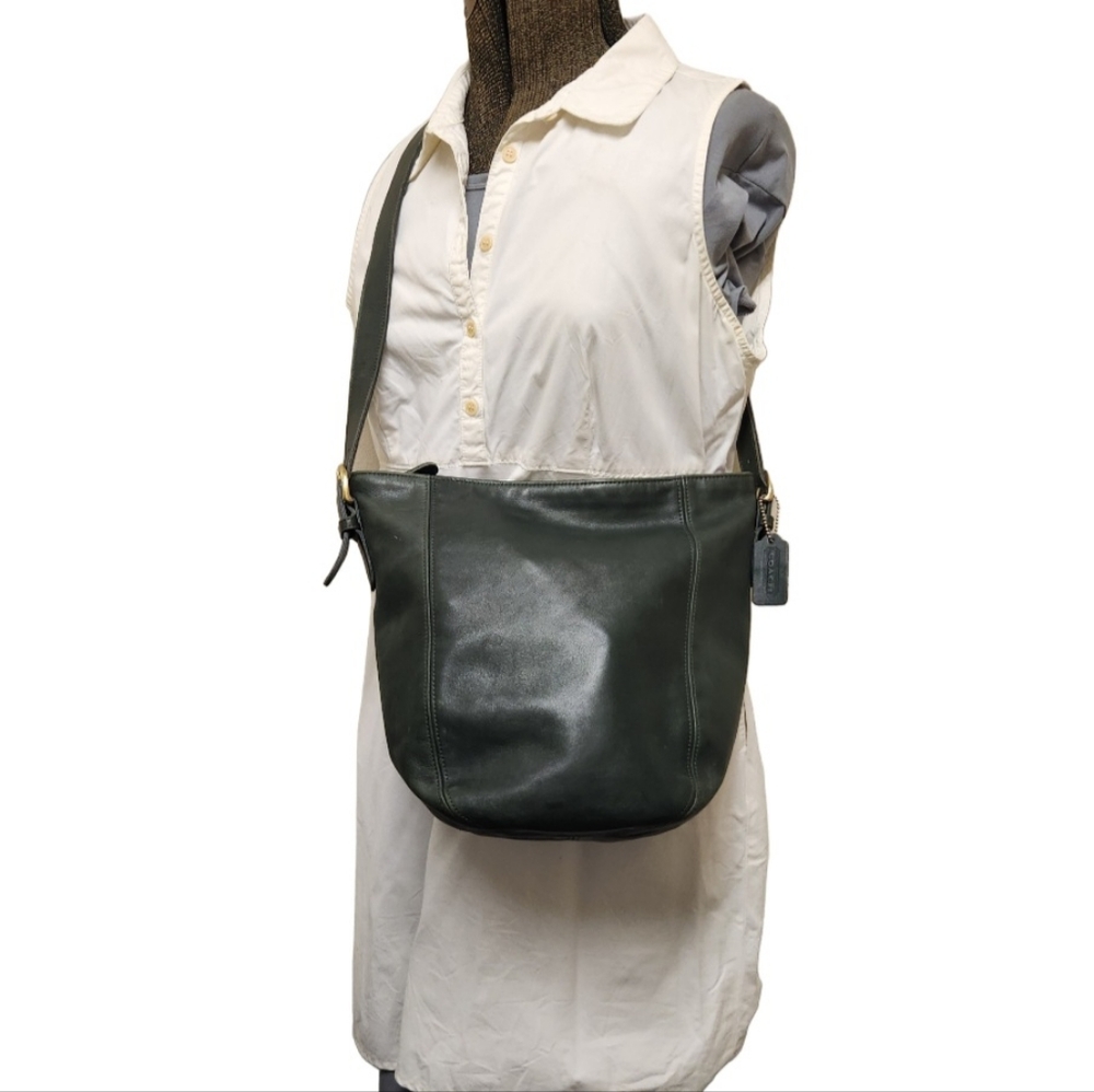 Green HTF Monterey Vtg Coach Bag - Picture 12 of 12
